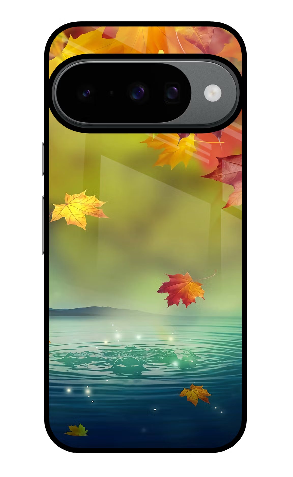 Flowers Google Pixel 10 Glass Case Back Cover by Casekaro