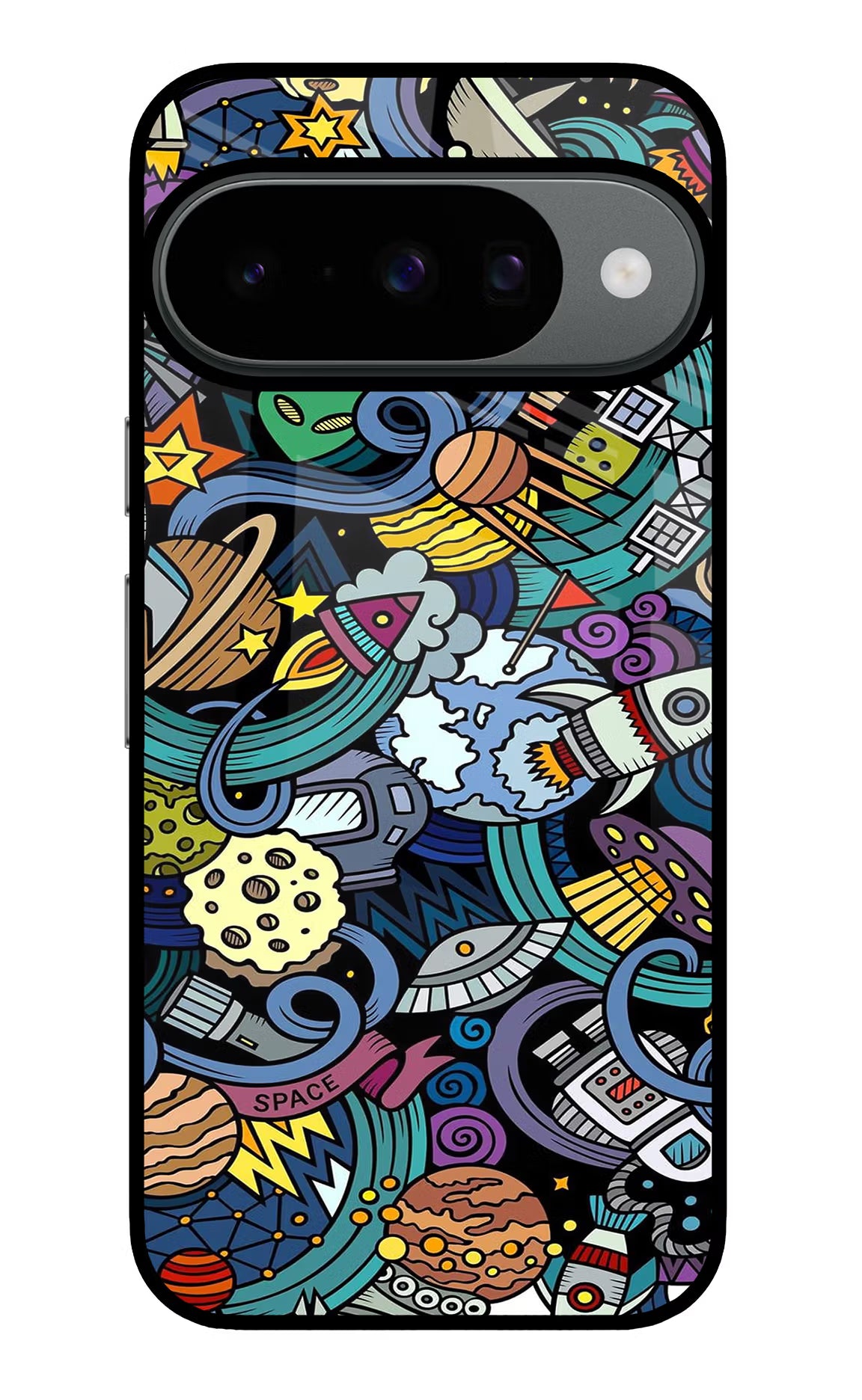 Space Abstract Google Pixel 10 Glass Case Back Cover by Casekaro