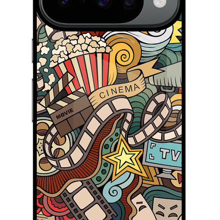 Cinema Abstract Google Pixel 10 Glass Case
