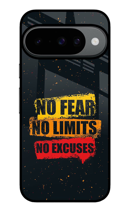 No Fear No Limits No Excuse Google Pixel 10 Glass Case