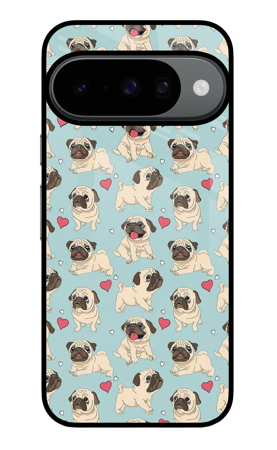 Pug Dog Google Pixel 10 Back Cover, Glass case