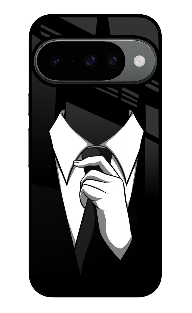 Black Tie Google Pixel 10 Glass Case