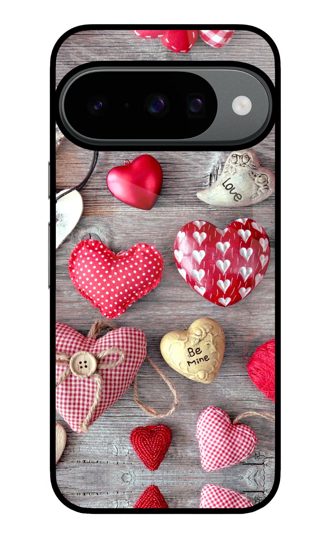Love Wallpaper Google Pixel 10 Glass Case Back Cover by Casekaro