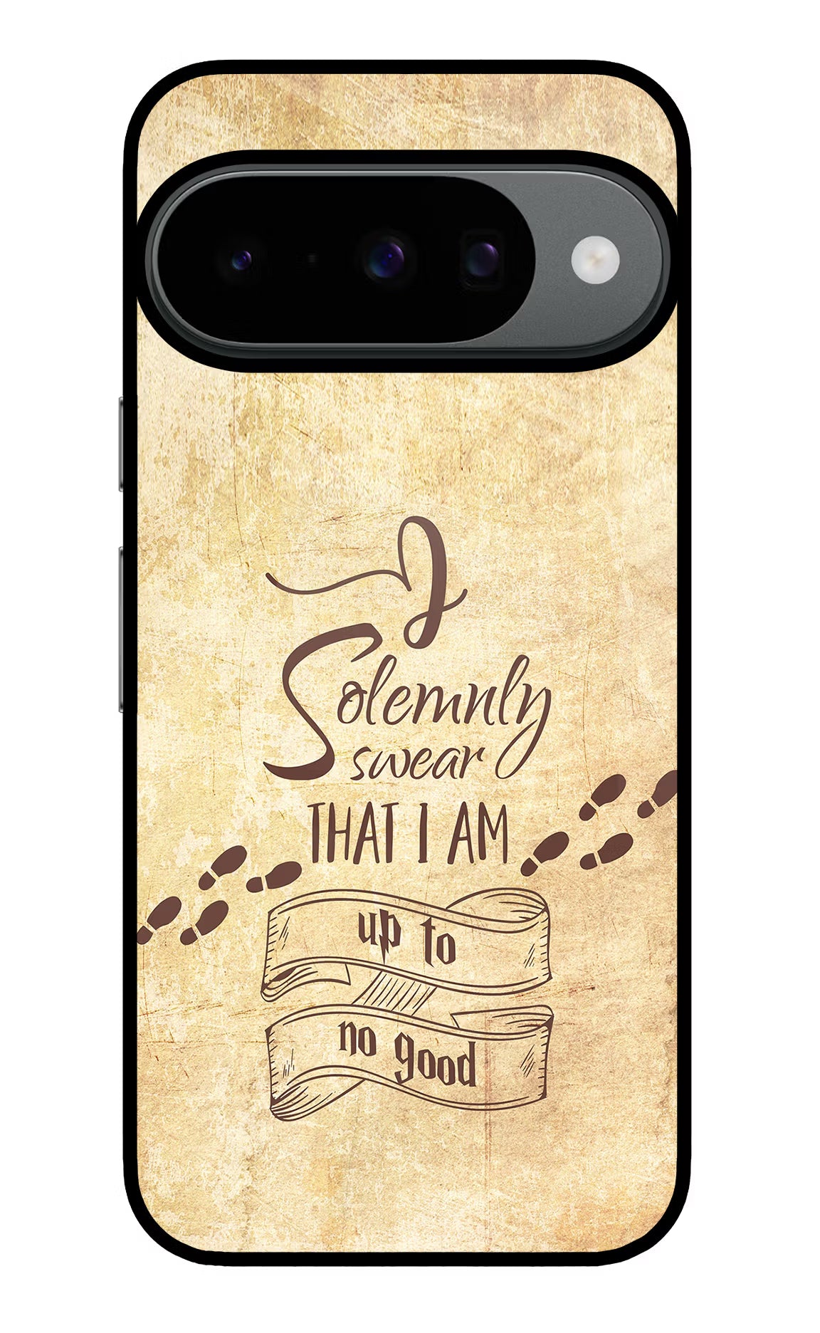 I Solemnly swear that i up to no good Google Pixel 10 Glass Case Back Cover by Casekaro