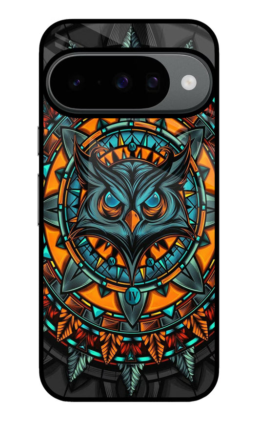 Angry Owl Art Google Pixel 10 Glass Case