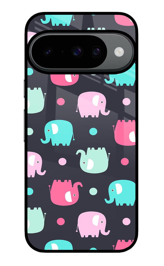 Elephants Google Pixel 10 Glass Case