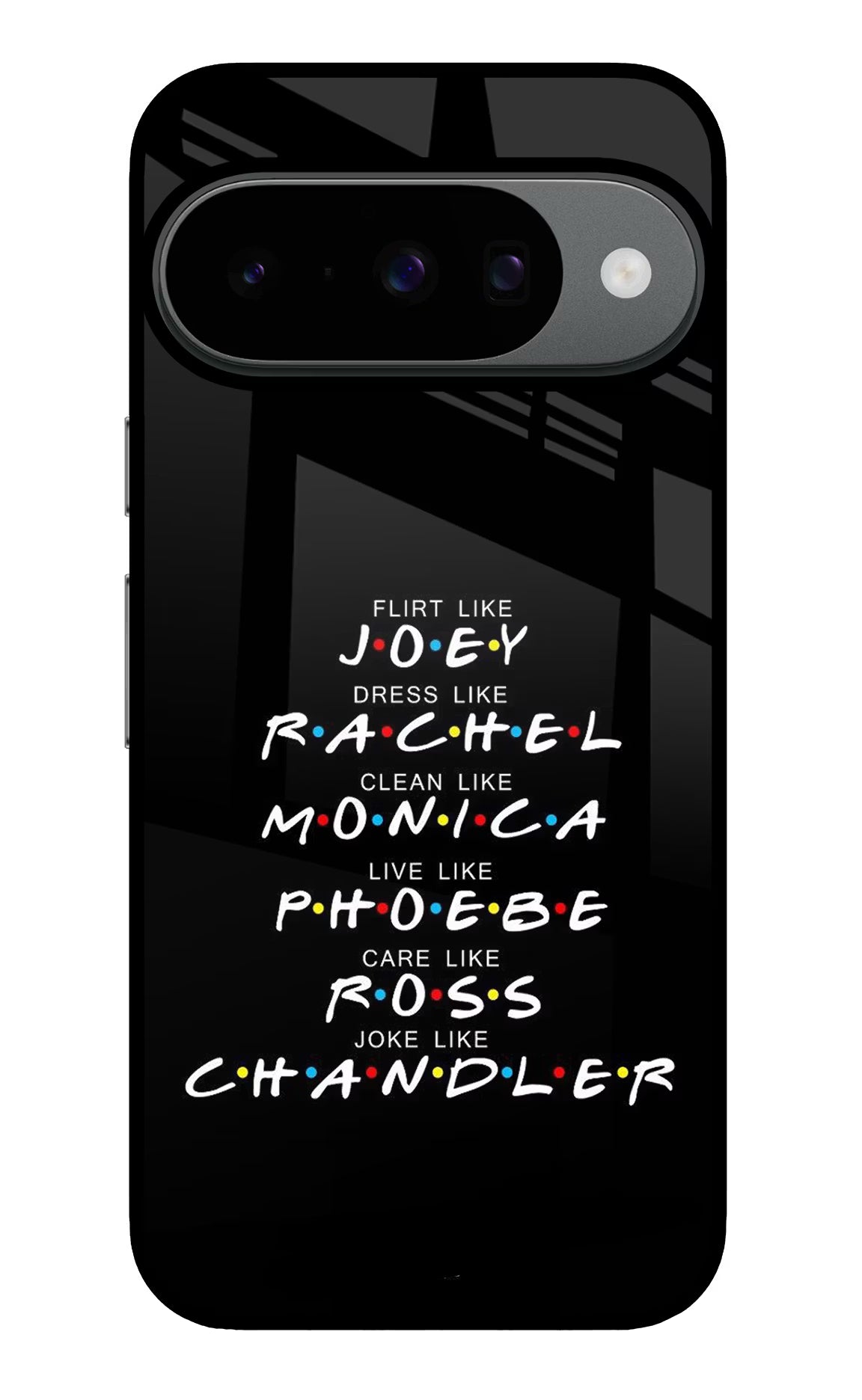 FRIENDS Character Google Pixel 10 Glass Case Back Cover by Casekaro