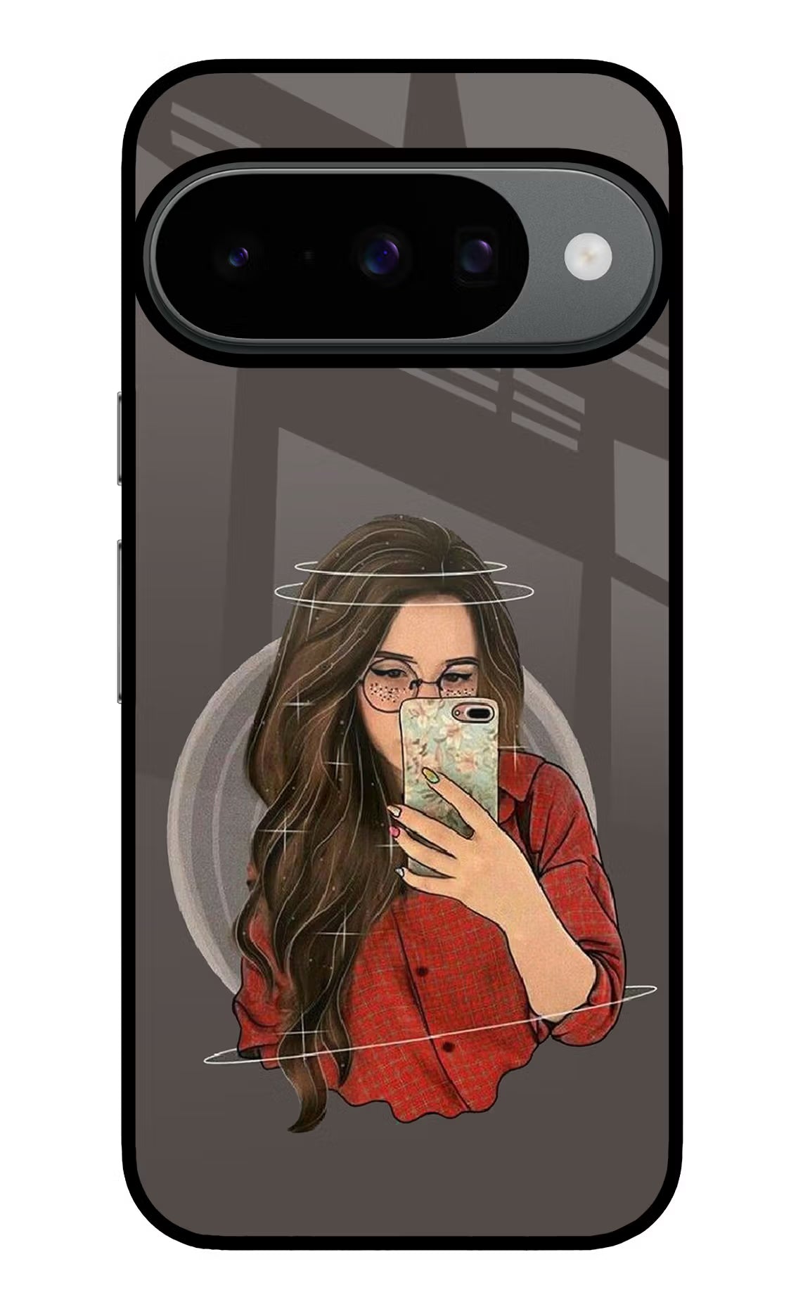 Selfie Queen Google Pixel 10 Glass Case Back Cover by Casekaro