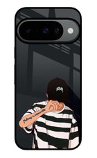 Aesthetic Boy Google Pixel 10 Glass Case Back Cover by Casekaro