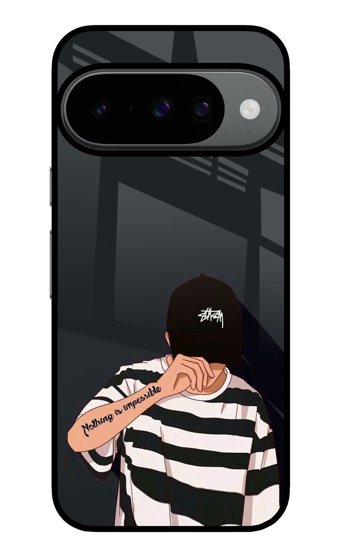 Aesthetic Boy Google Pixel 10 Glass Case Back Cover by Casekaro