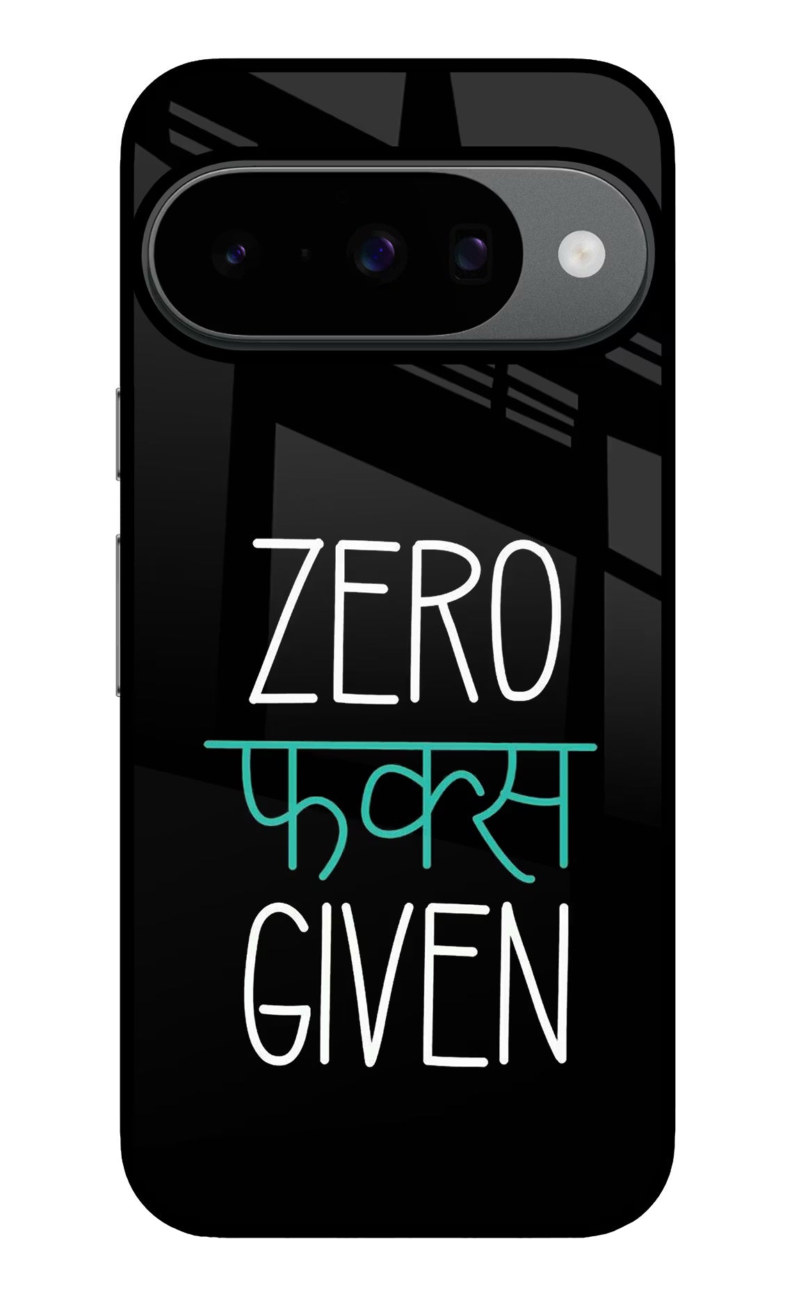 Zero Fucks Given Google Pixel 10 Glass Case Back Cover by Casekaro