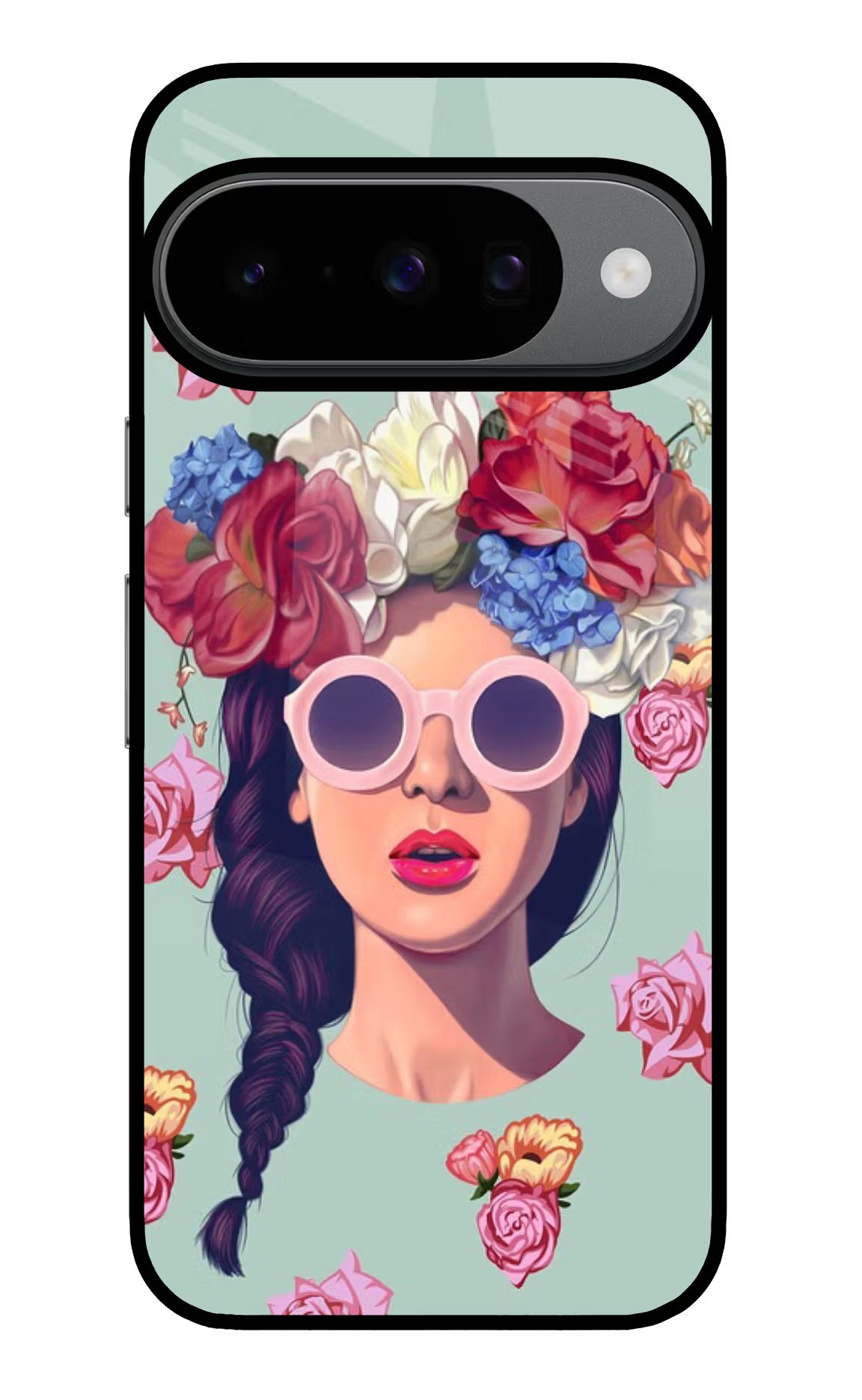 Pretty Girl Google Pixel 10 Glass Case Back Cover by Casekaro