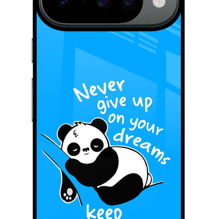Keep Sleeping Google Pixel 10 Glass Case Back Cover by Casekaro