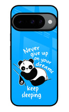 Keep Sleeping Google Pixel 10 Glass Case Back Cover by Casekaro