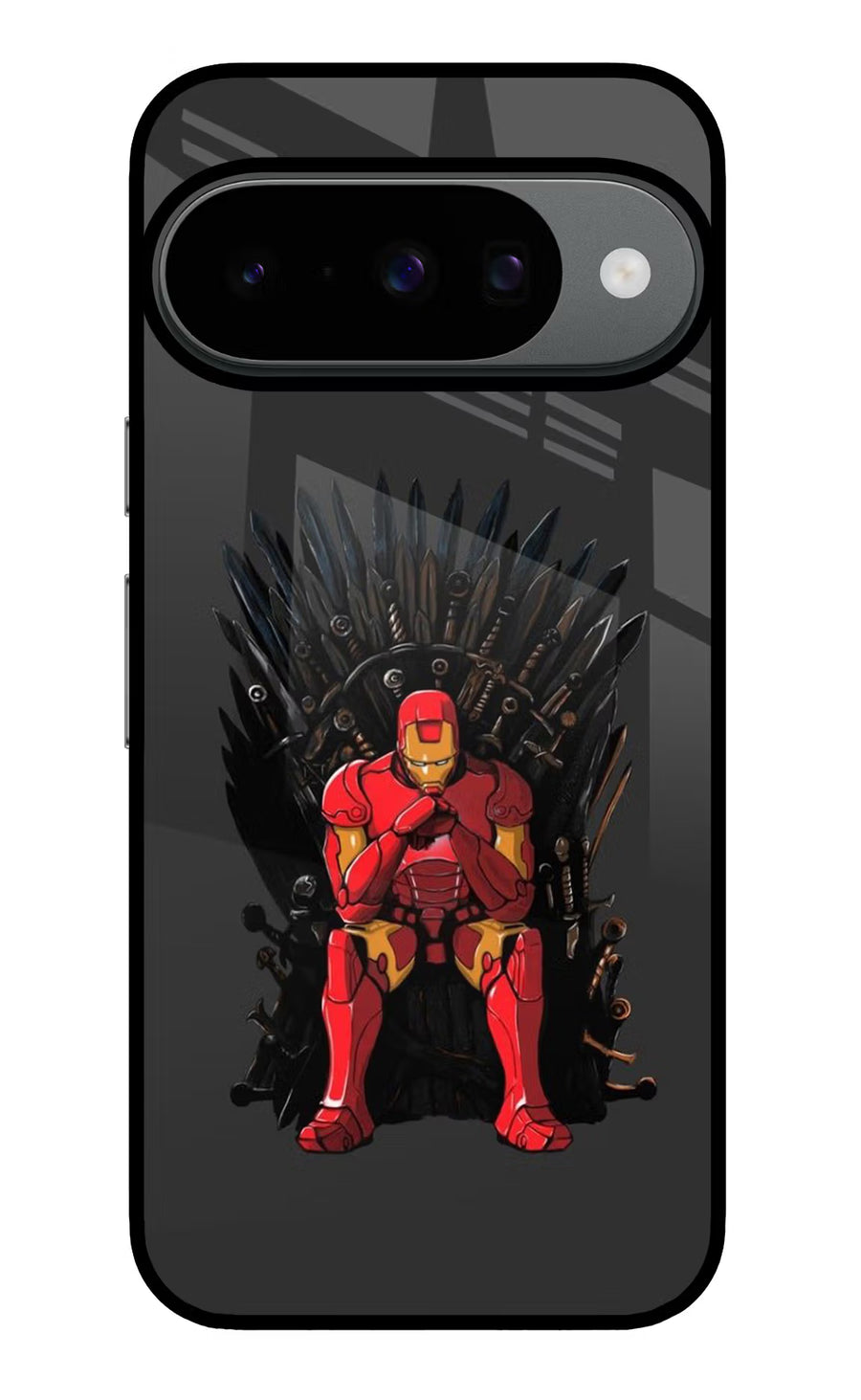 Ironman Throne Google Pixel 10 Back Cover, Glass case