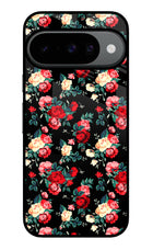 Rose Pattern Google Pixel 10 Glass Case