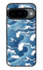 Blue Waves Google Pixel 10 Glass Case