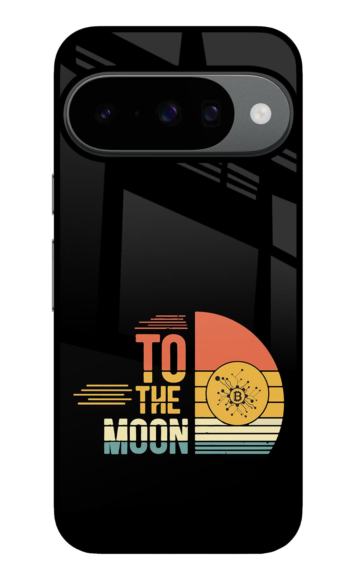 To the Moon Google Pixel 10 Glass Case Back Cover by Casekaro
