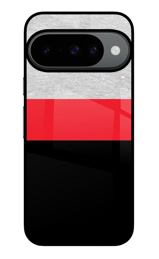 Tri Color Pattern Google Pixel 10 Glass Case