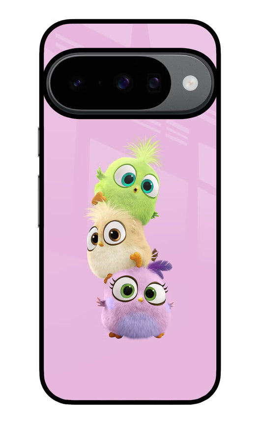 Cute Little Birds Google Pixel 10 Glass Case