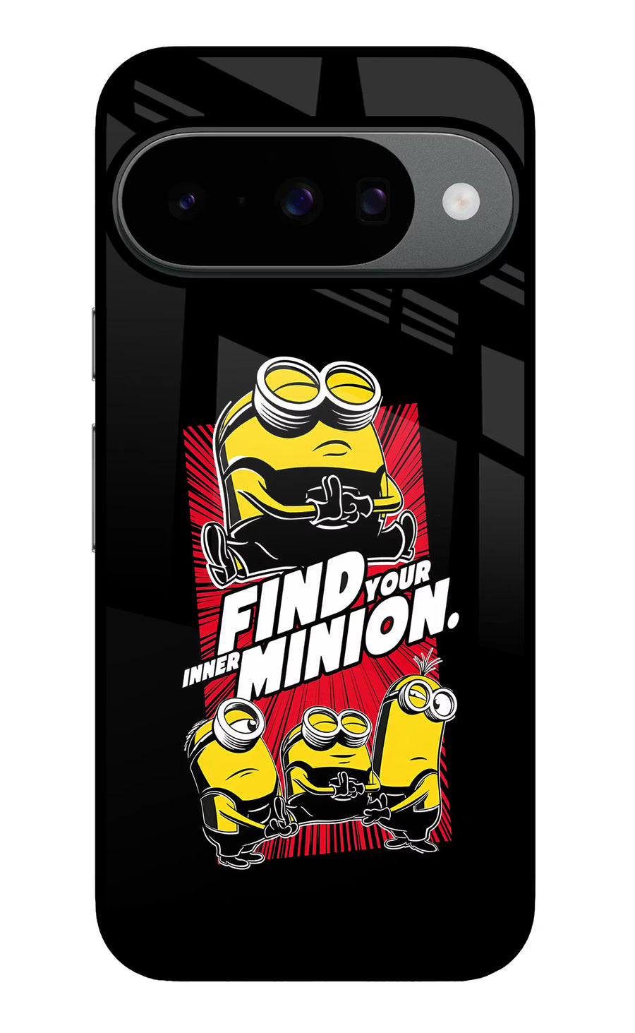 Find your inner Minion Google Pixel 10 Back Cover, Glass case