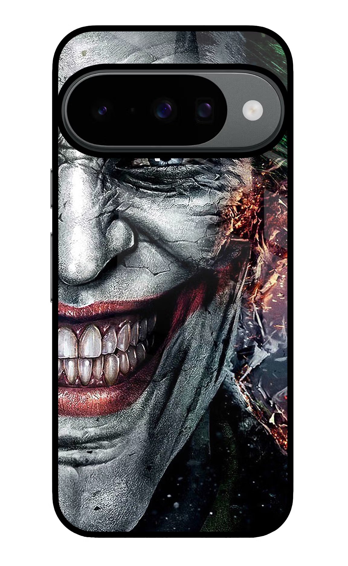 Joker Cam Google Pixel 10 Glass Case Back Cover by Casekaro