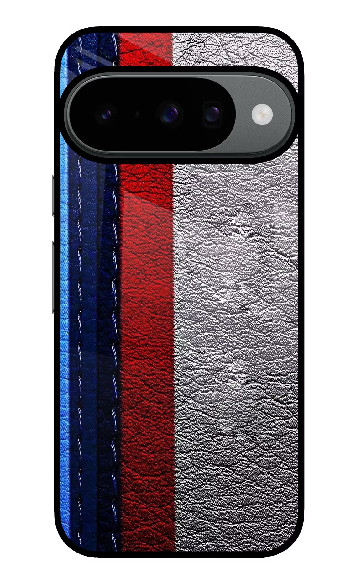 BMW Stripes Google Pixel 10 Glass Case Back Cover by Casekaro