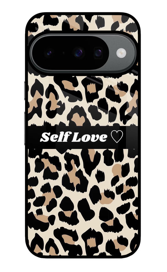 Leopard Print Self Love Google Pixel 10 Glass Case