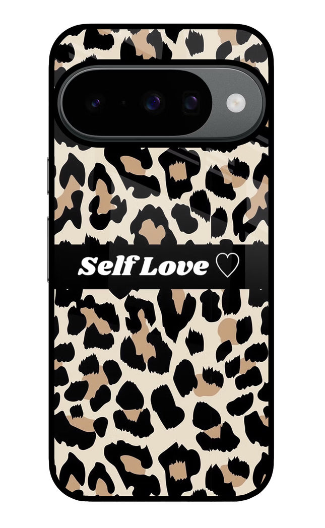Leopard Print Self Love Google Pixel 10 Glass Case