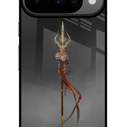 Shiv Trishul Google Pixel 10 Glass Case