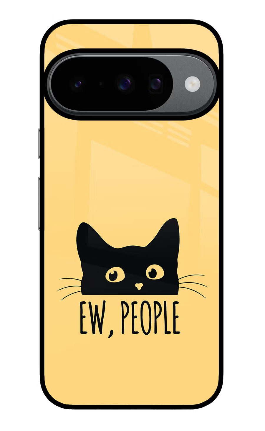 Ew People Catitude Google Pixel 10 Back Cover, Glass case