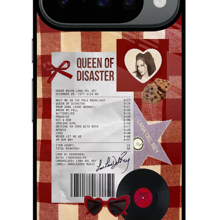 Queen of Disaster Google Pixel 10 Glass Case Back Cover by Casekaro