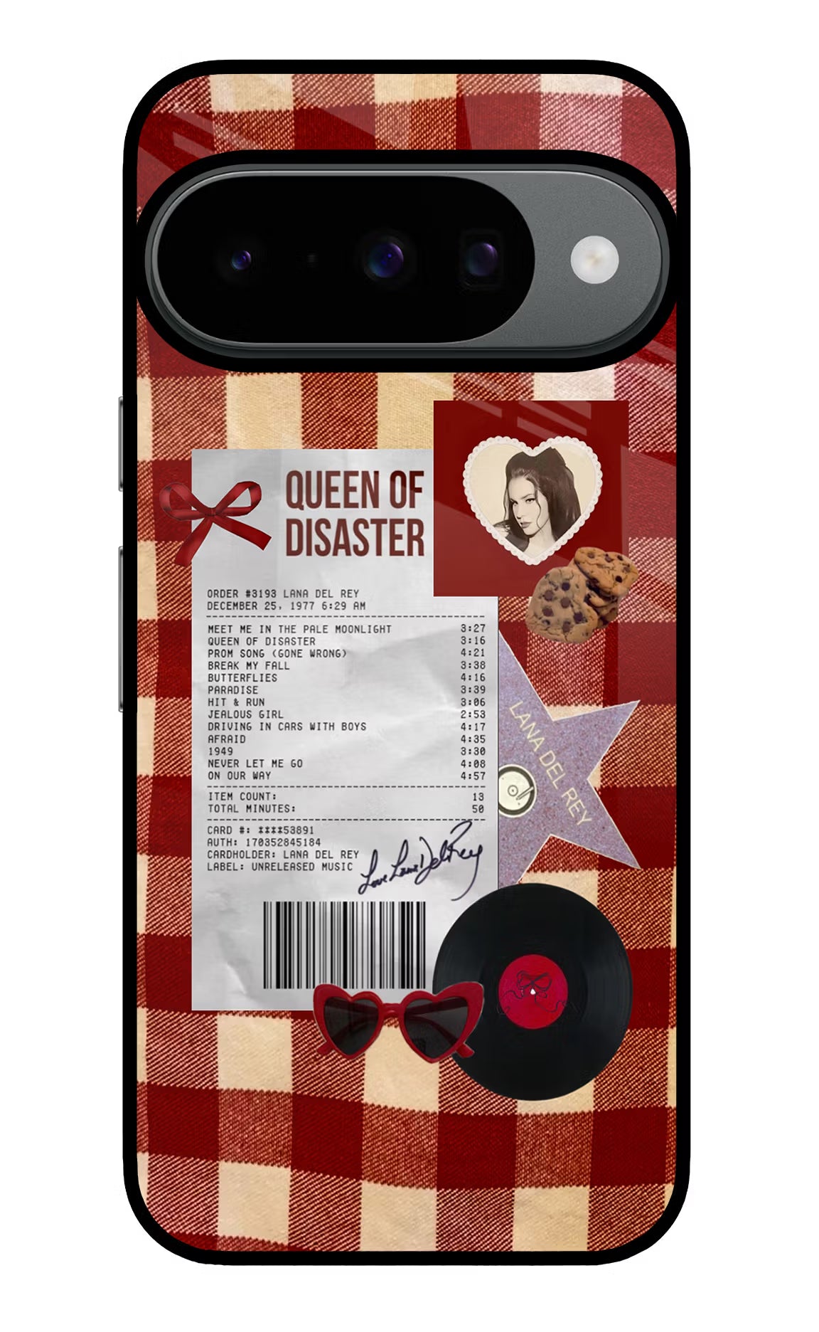 Queen of Disaster Google Pixel 10 Glass Case Back Cover by Casekaro