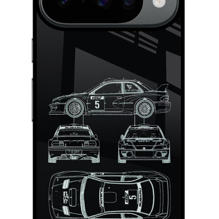 WRC'99 Google Pixel 10 Glass Case Back Cover by Casekaro