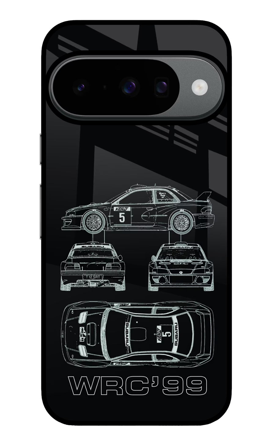 WRC'99 Google Pixel 10 Back Cover, Glass case
