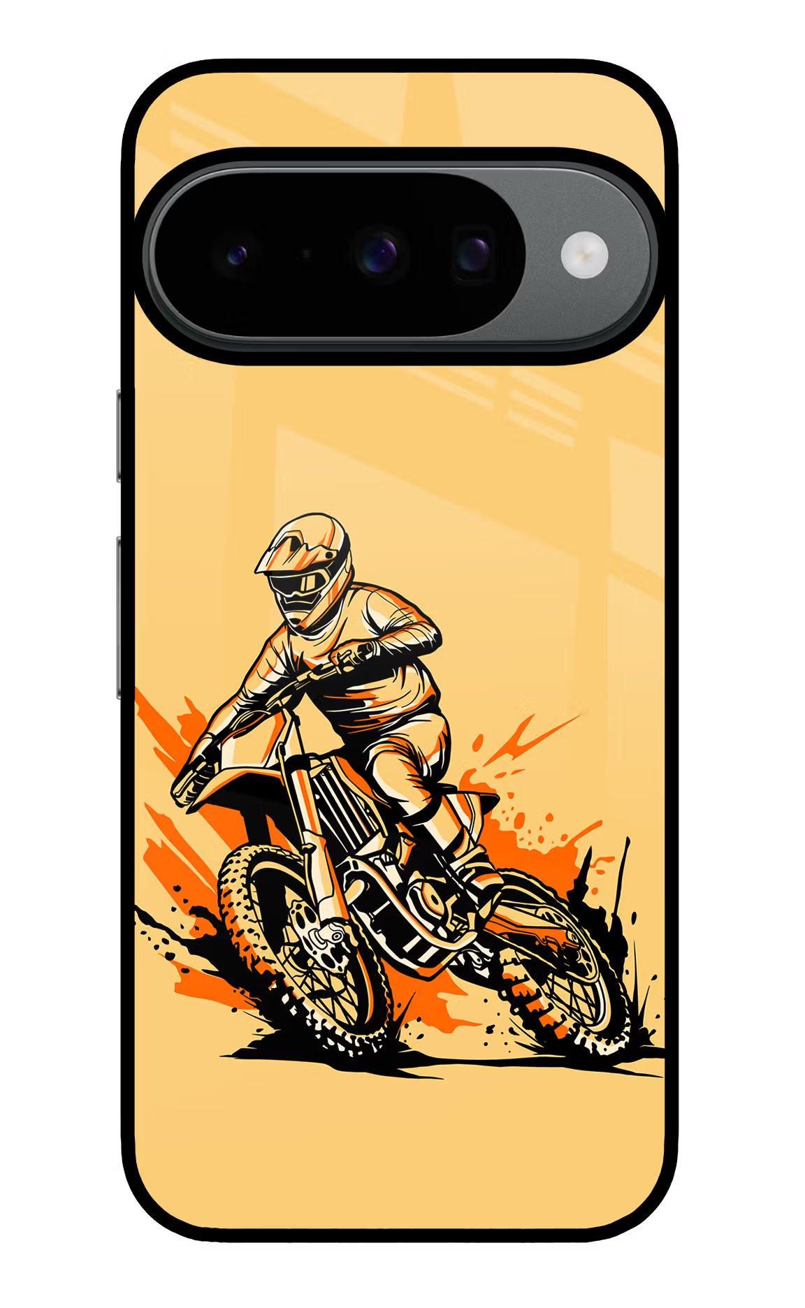 Off-Road Fury Google Pixel 10 Glass Case Back Cover by Casekaro