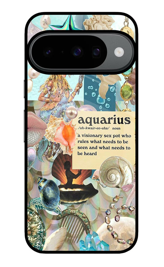 Aquarius Zodiac Google Pixel 10 Glass Case