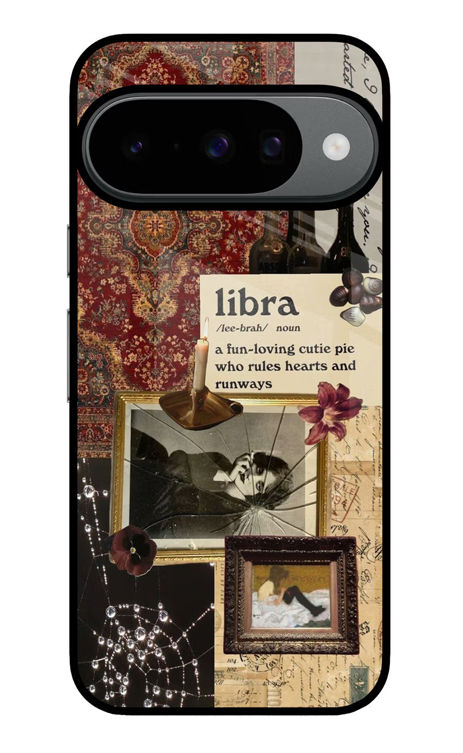 Libra Zodiac Google Pixel 10 Back Cover, Glass case