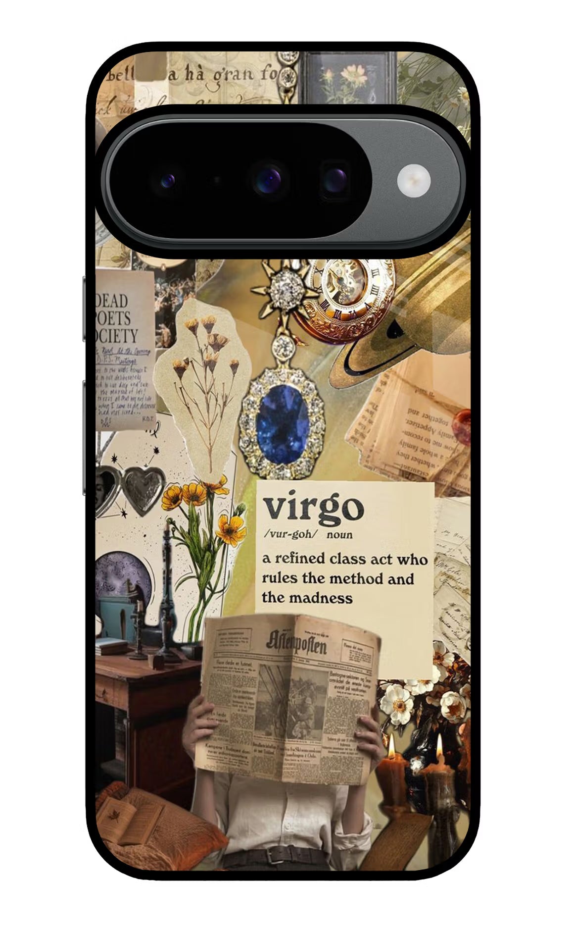 Virgo Zodiac Google Pixel 10 Glass Case