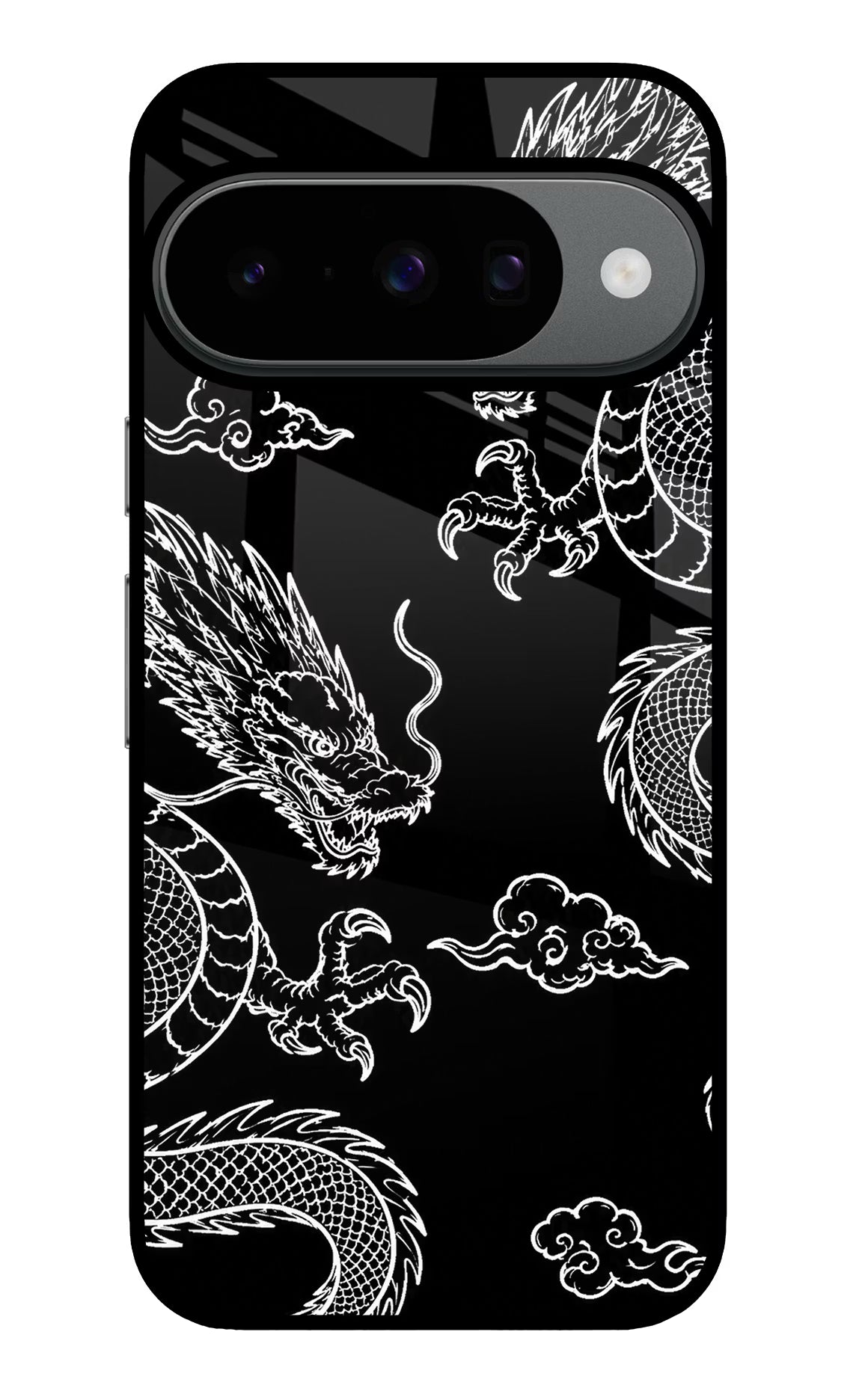 Twin Dragons Google Pixel 10 Glass Case