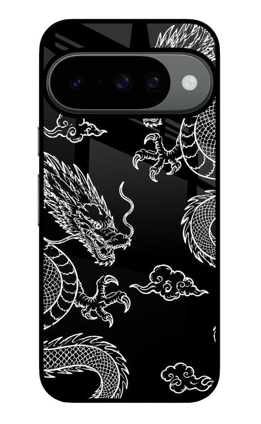 Twin Dragons Google Pixel 10 Glass Case