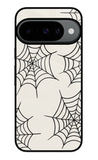 Spider Web Google Pixel 10 Glass Case Back Cover by Casekaro