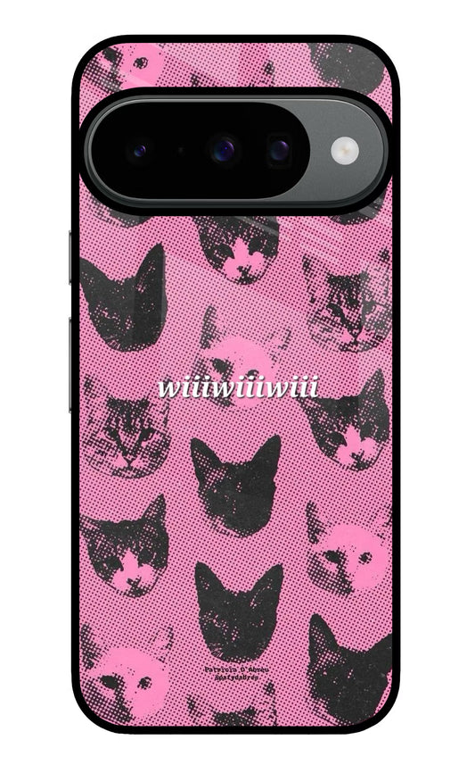 Pink Cats Google Pixel 10 Glass Case