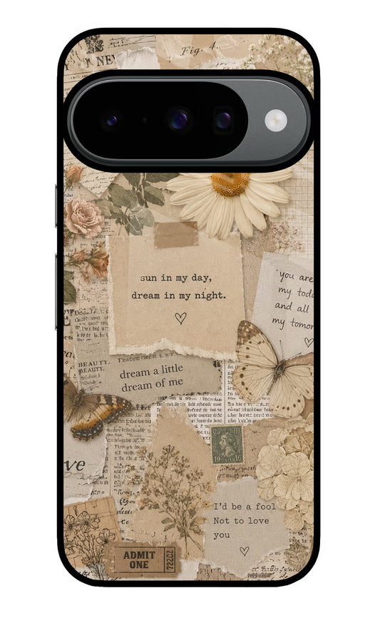 Vintage case Google Pixel 10 Glass Case