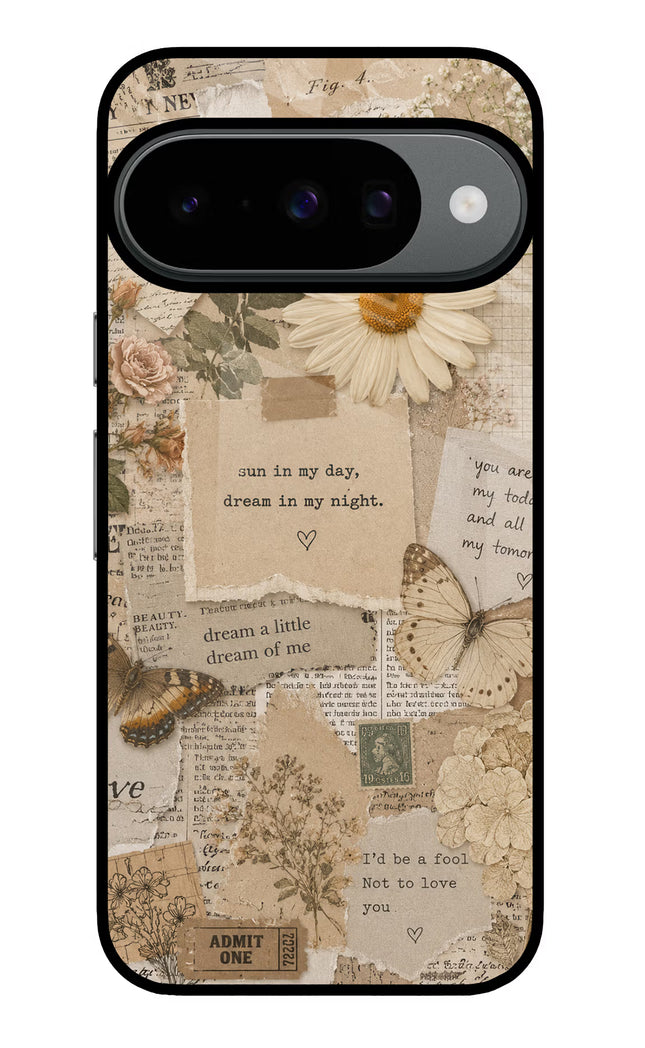 Vintage case Google Pixel 10 Glass Case
