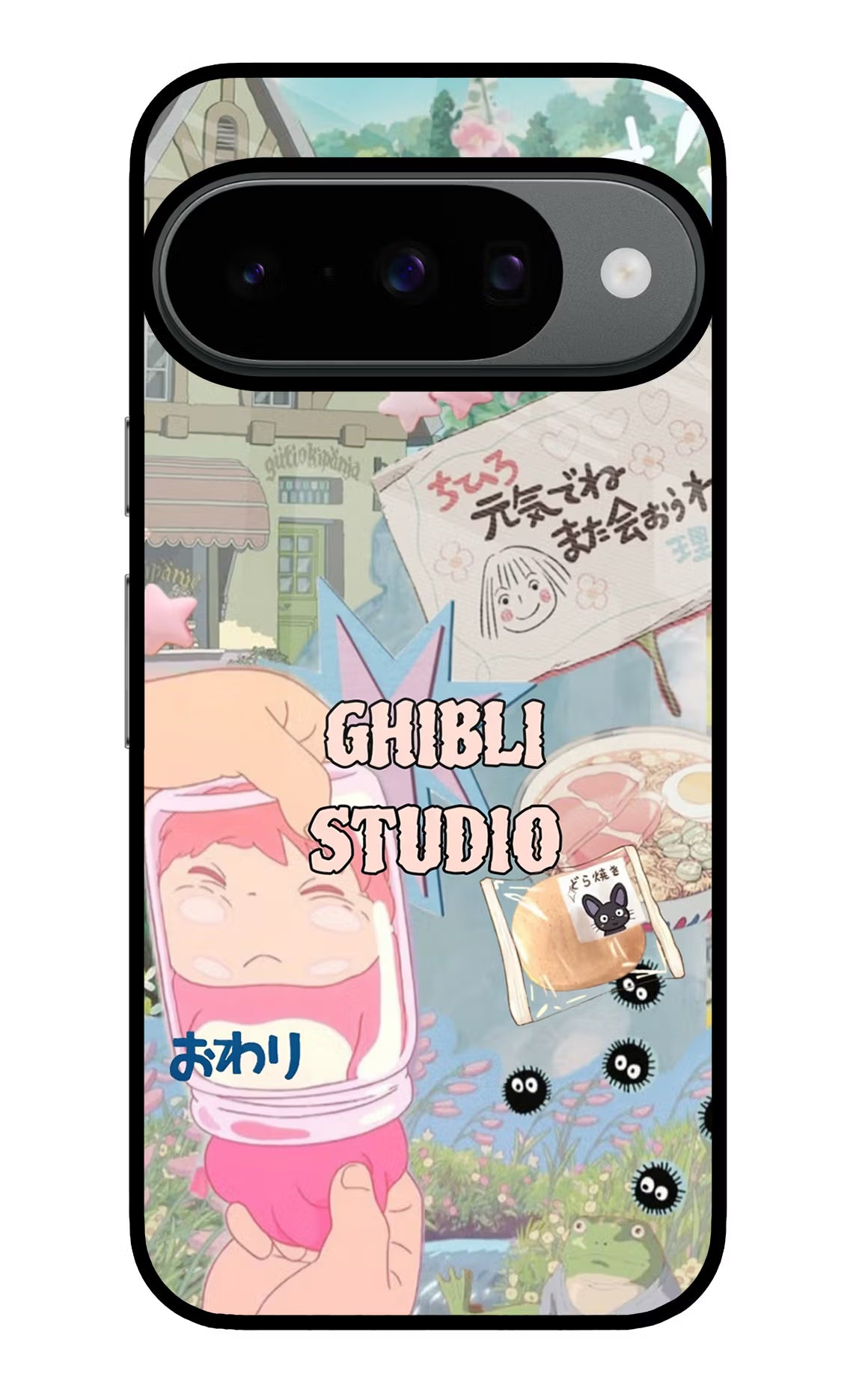 Studio Ghibli Google Pixel 10 Glass Case
