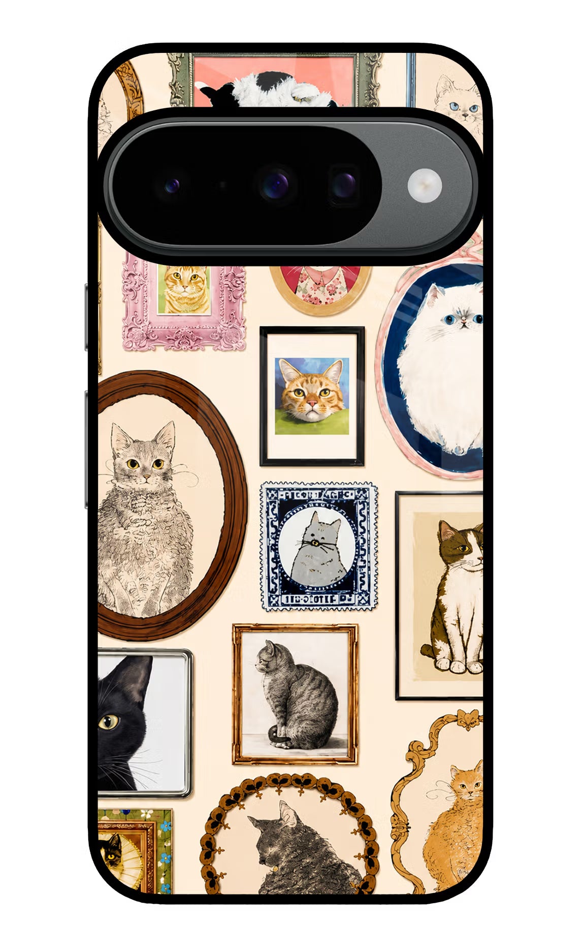 Mirror Cats Google Pixel 10 Glass Case
