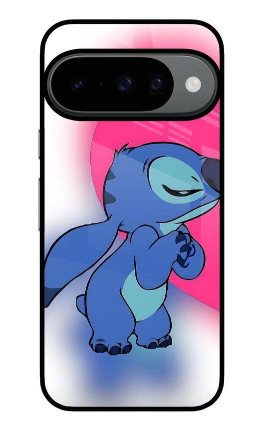 Stitch Hug Google Pixel 10 Glass Case