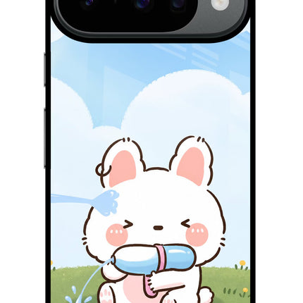 Bunny Treat Google Pixel 10 Glass Case