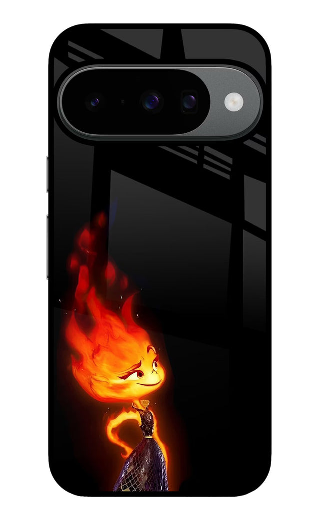 Ember Flame Google Pixel 10 Glass Case
